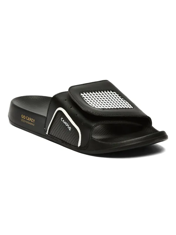 SL-461 Black Men's Slides sold by Campus Shoes