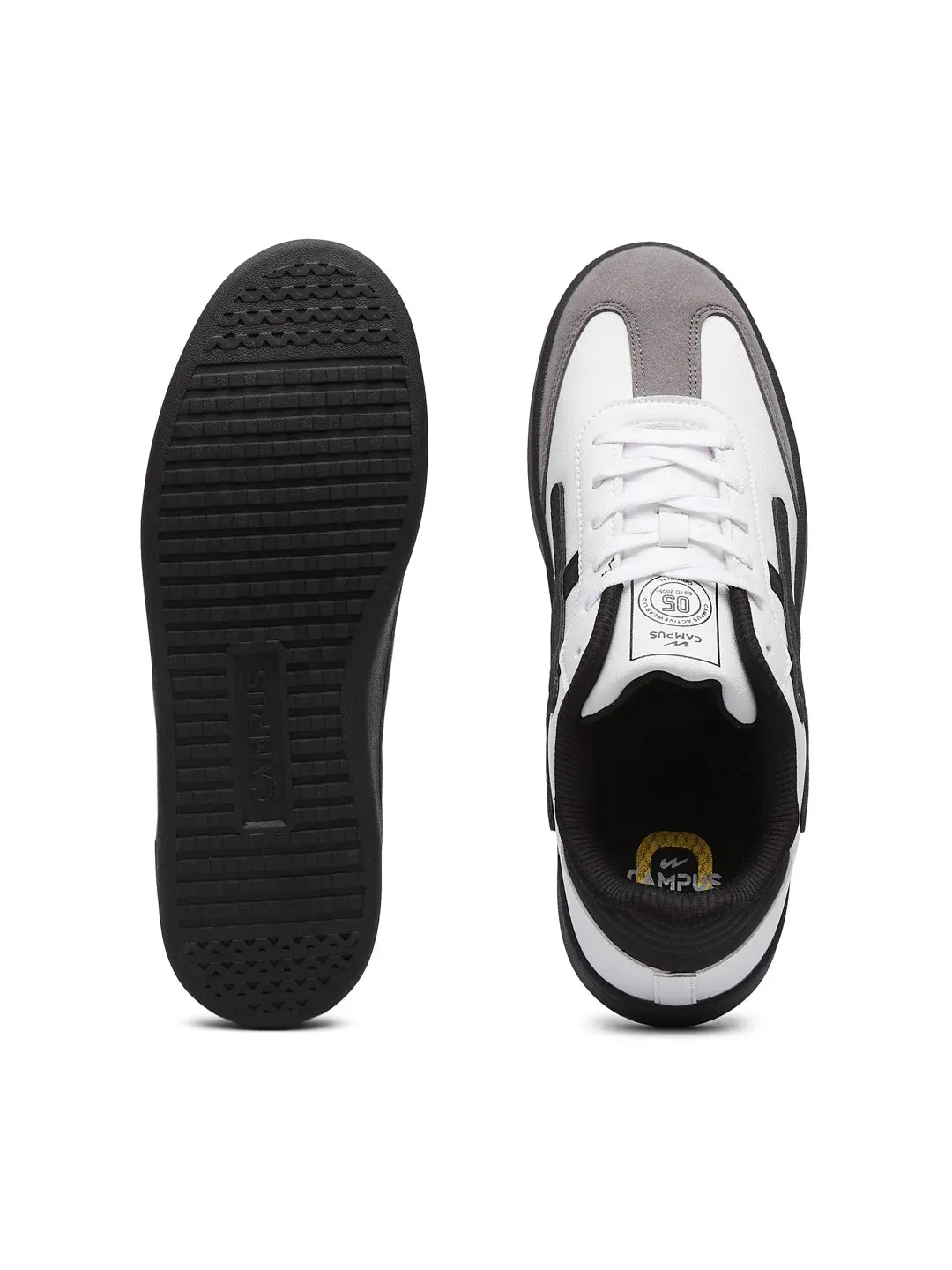 ROAR White Men's Sneakers sold by Campus Shoes product image thumbnail 4
