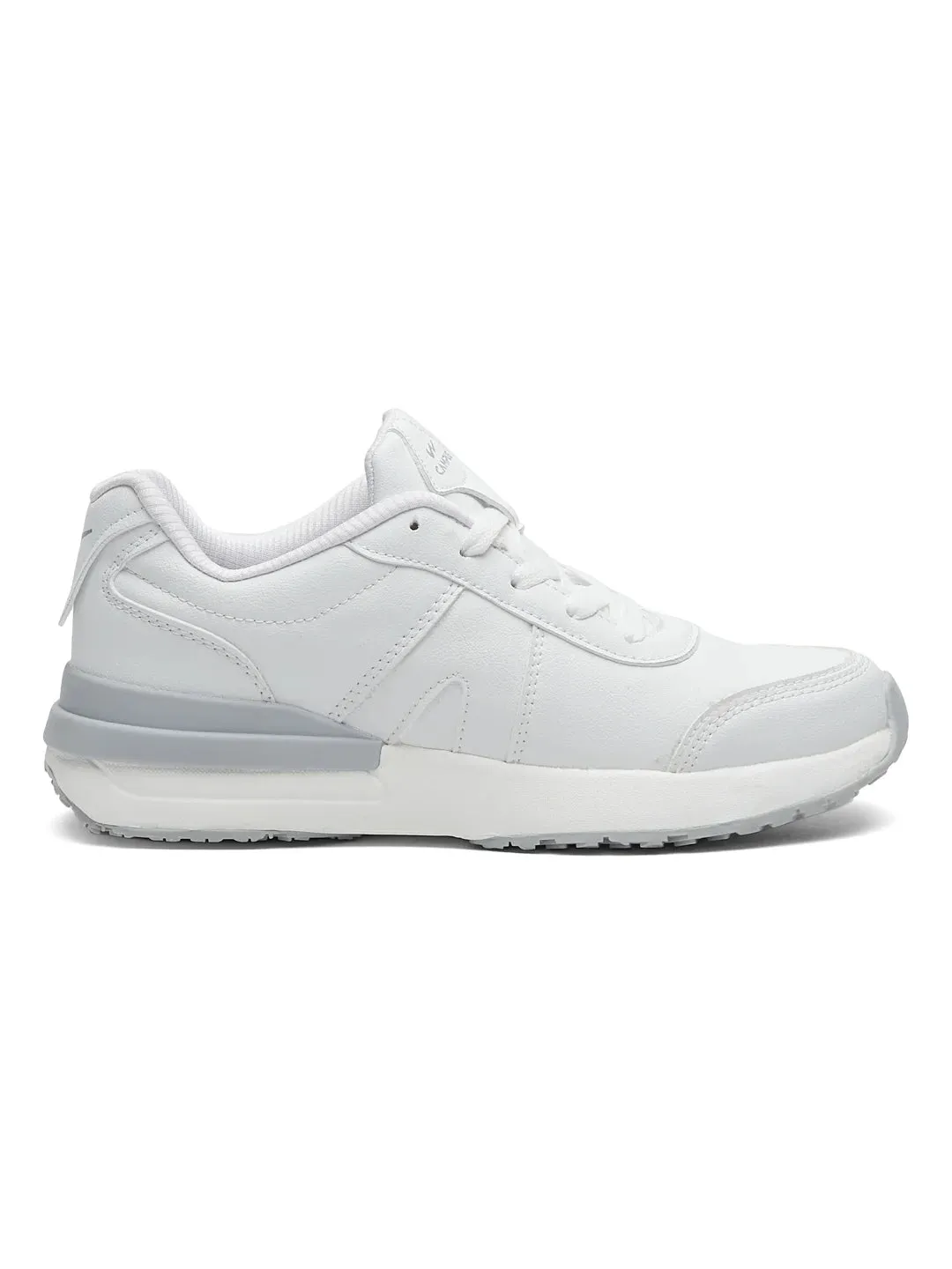 GLAMS White Women's Sneakers sold by Campus Shoes