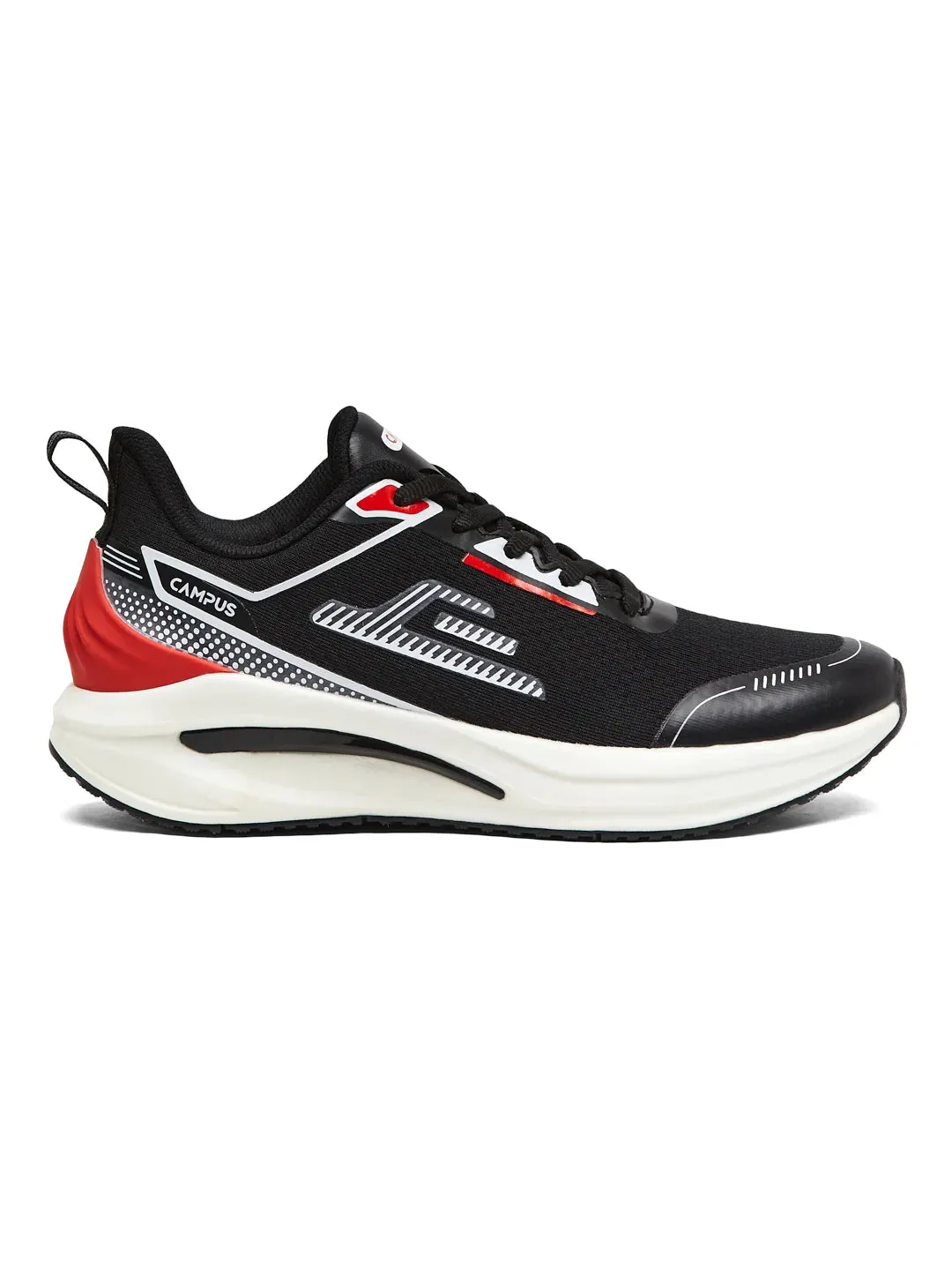 STRUT Black Men's Running Shoes sold by Campus Shoes