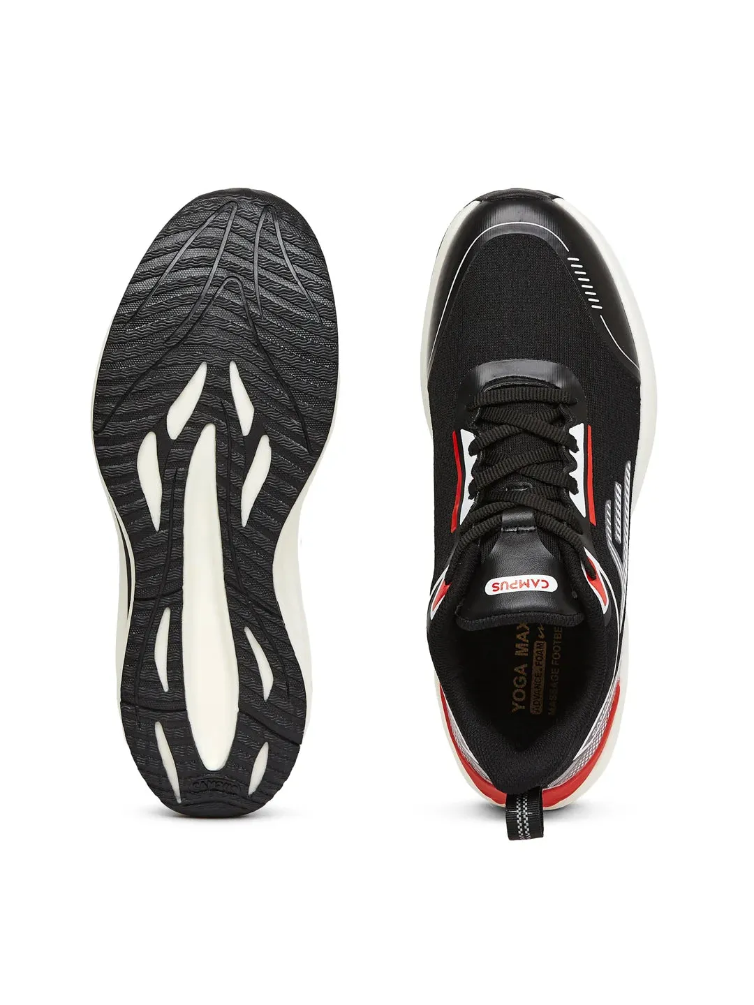 STRUT Black Men's Running Shoes sold by Campus Shoes product image thumbnail 4