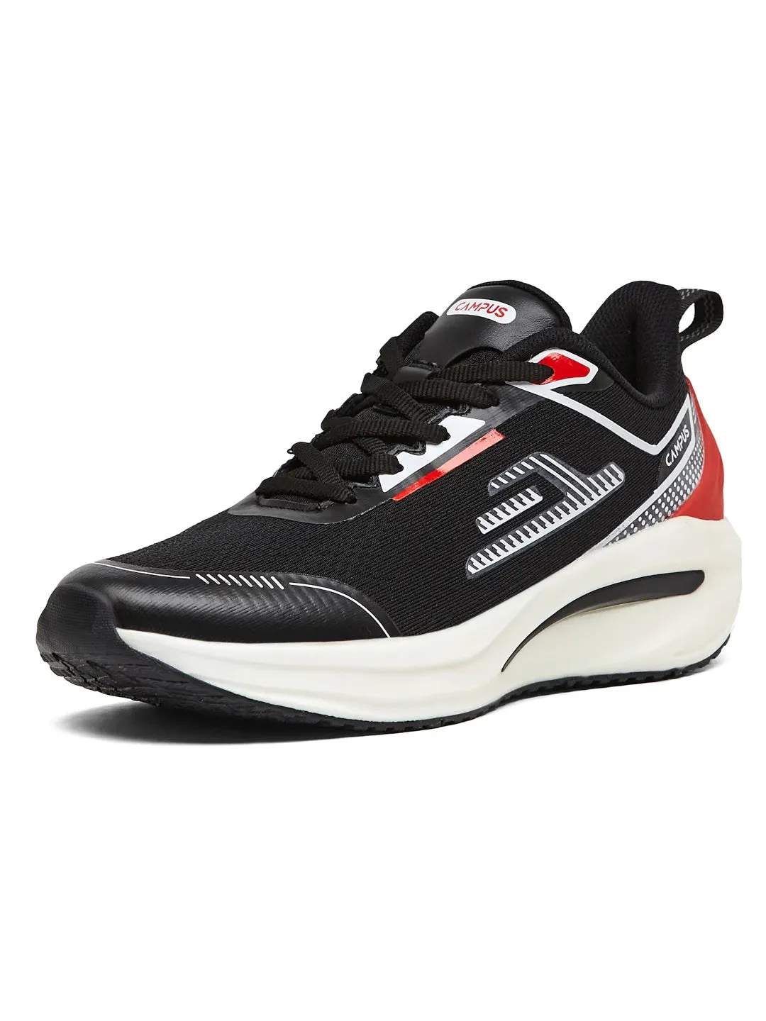 STRUT Black Men's Running Shoes sold by Campus Shoes product image thumbnail 5