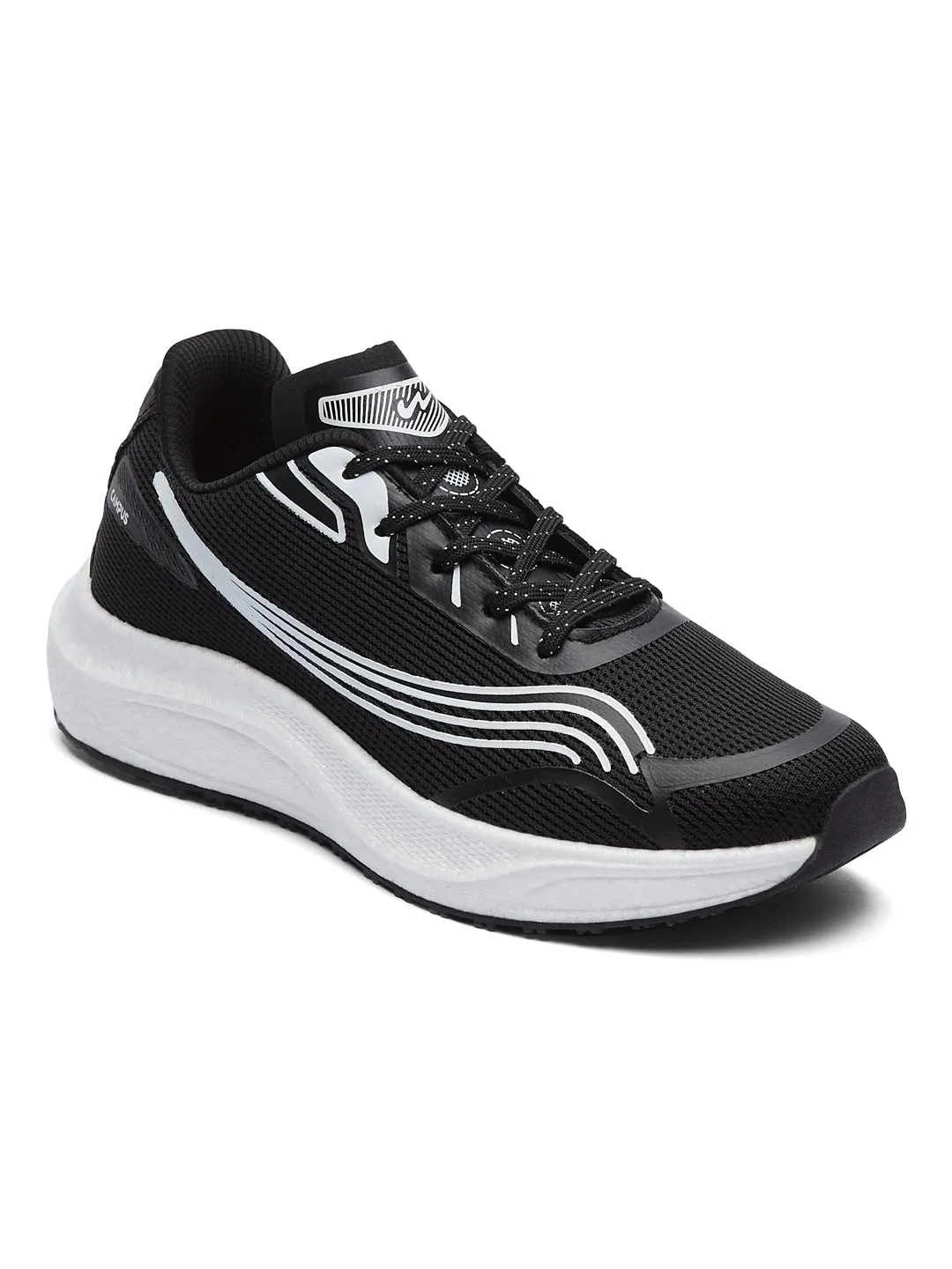 JARVIS Black Men's Running Shoes sold by Campus Shoes product image thumbnail 2