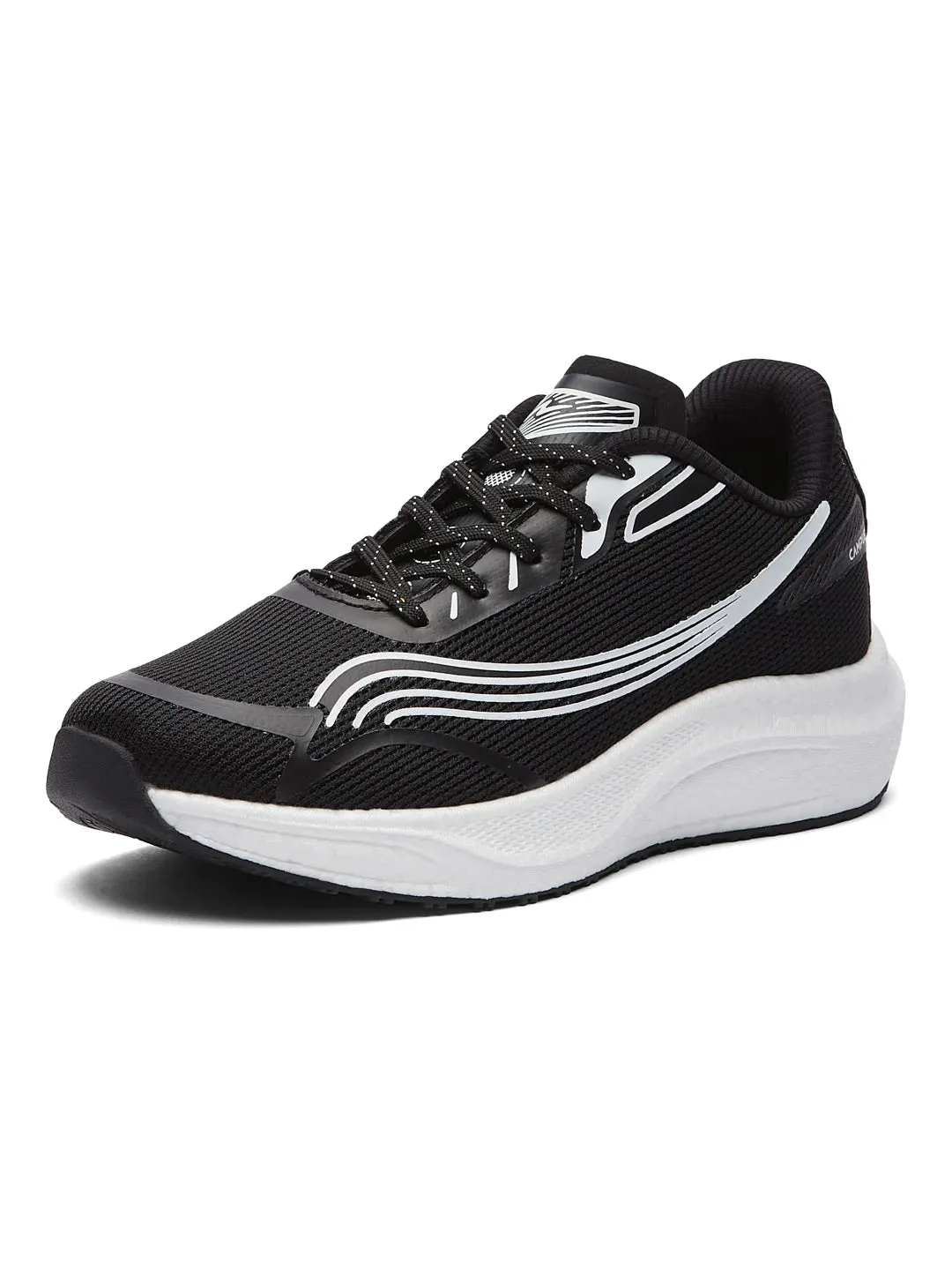 JARVIS Black Men's Running Shoes sold by Campus Shoes product image thumbnail 5