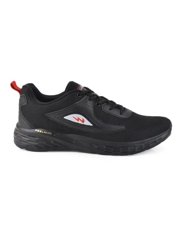 CAMP DEAN Black Men's Running Shoes sold by Campus Shoes