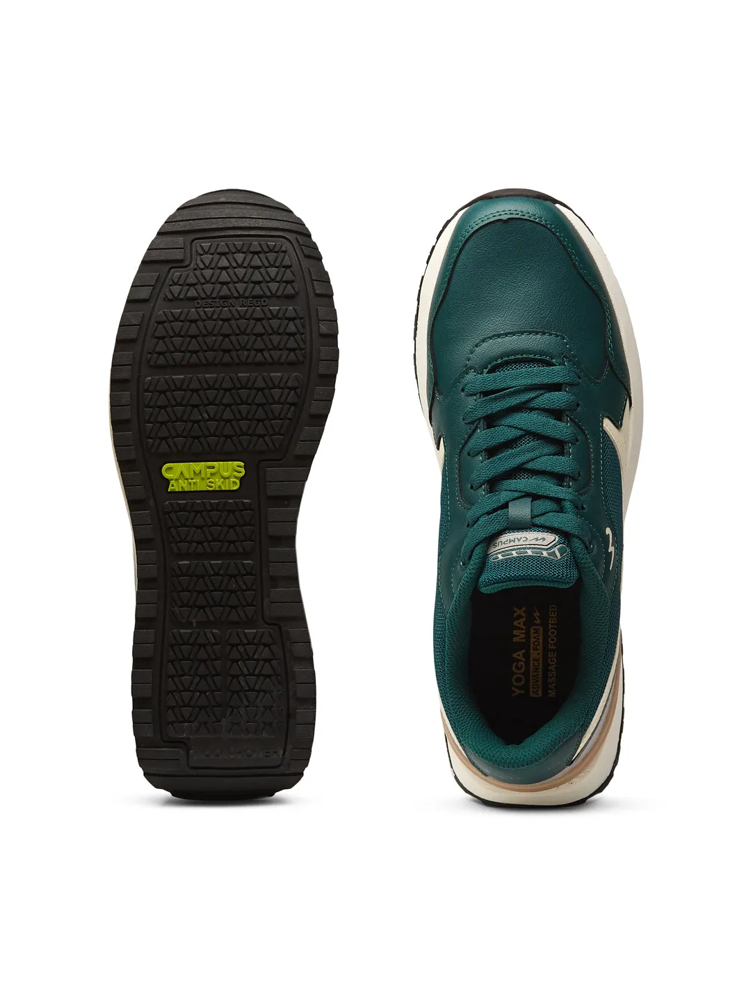 STOM Green Men's Sneaker sold by Campus Shoes product image thumbnail 4