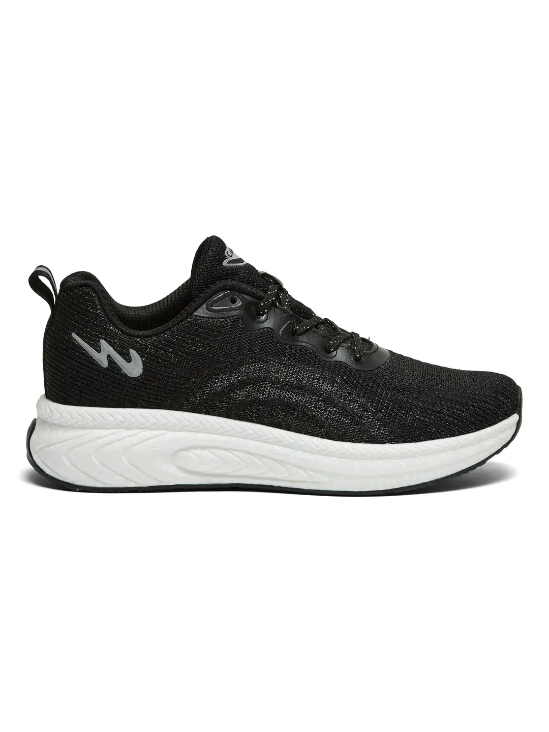 HYPE PRO Black Men's Running Shoes sold by Campus Shoes