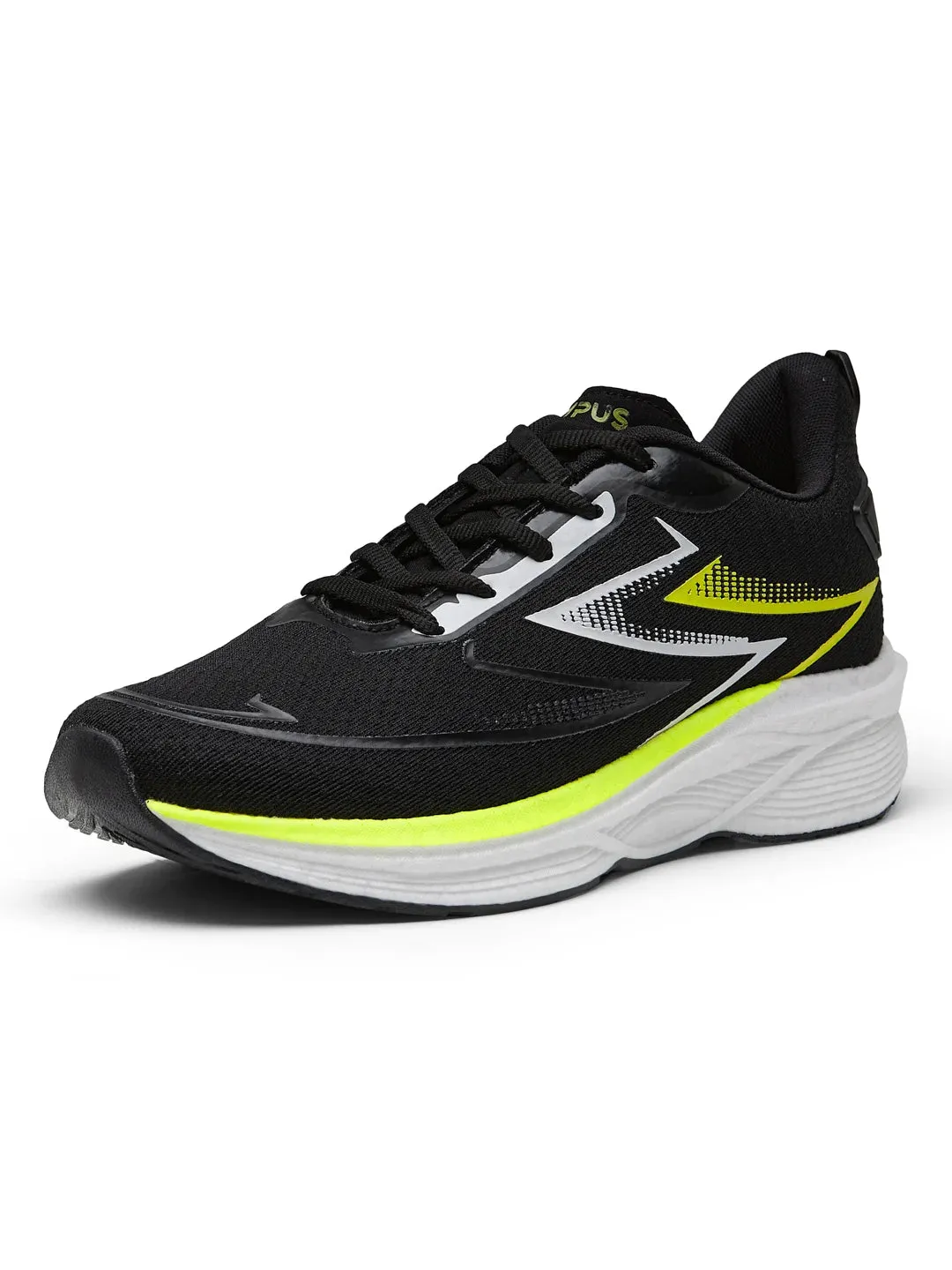 GREG PRO Black Men's Running Shoes sold by Campus Shoes product image thumbnail 5