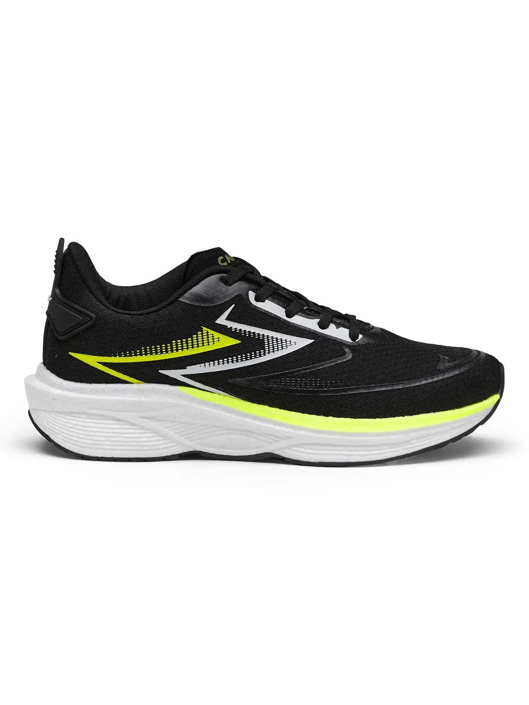 GREG PRO Black Men's Running Shoes sold by Campus Shoes