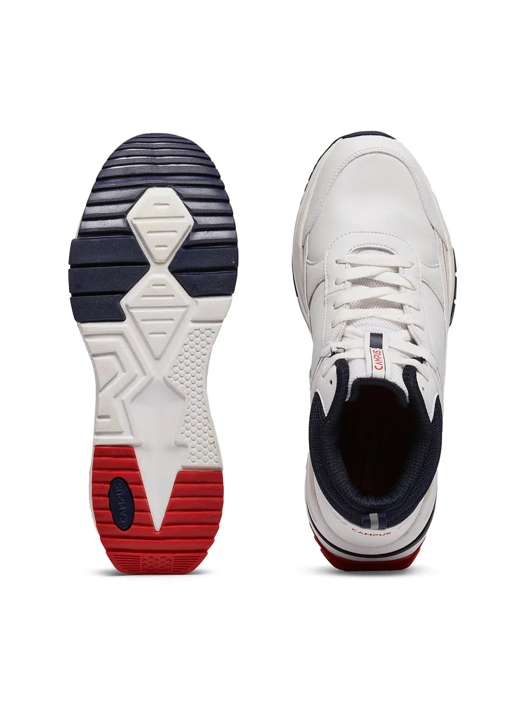 OG-23 PRO White Men's Sneakers sold by Campus Shoes product image thumbnail 4