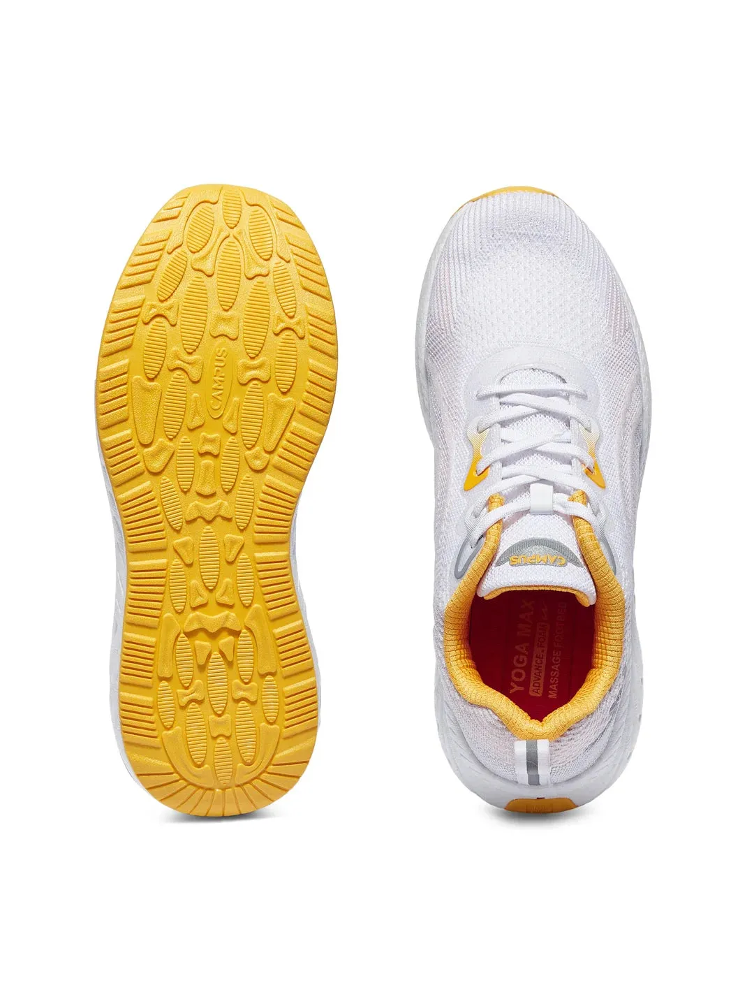 HYPE PRO White Men's Running Shoes sold by Campus Shoes product image thumbnail 4