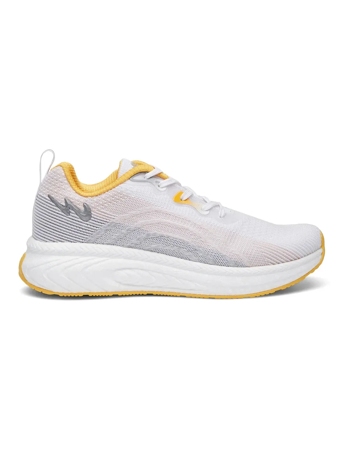 HYPE PRO White Men's Running Shoes sold by Campus Shoes