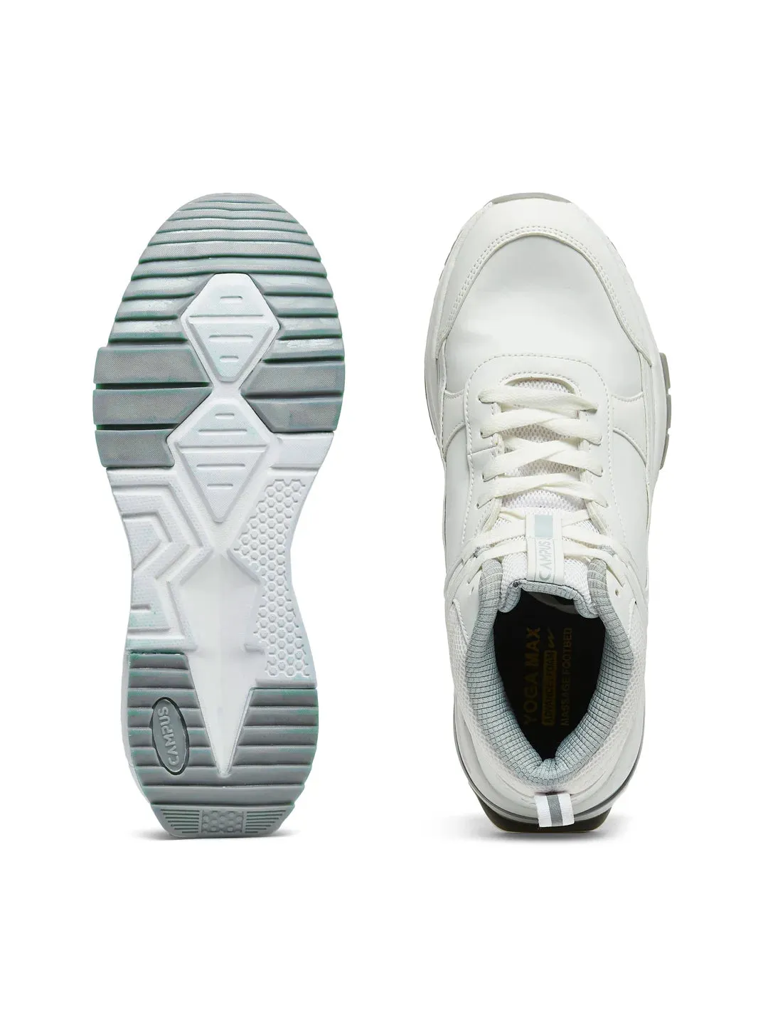 OG-23 PRO White Men's Sneakers sold by Campus Shoes product image thumbnail 4