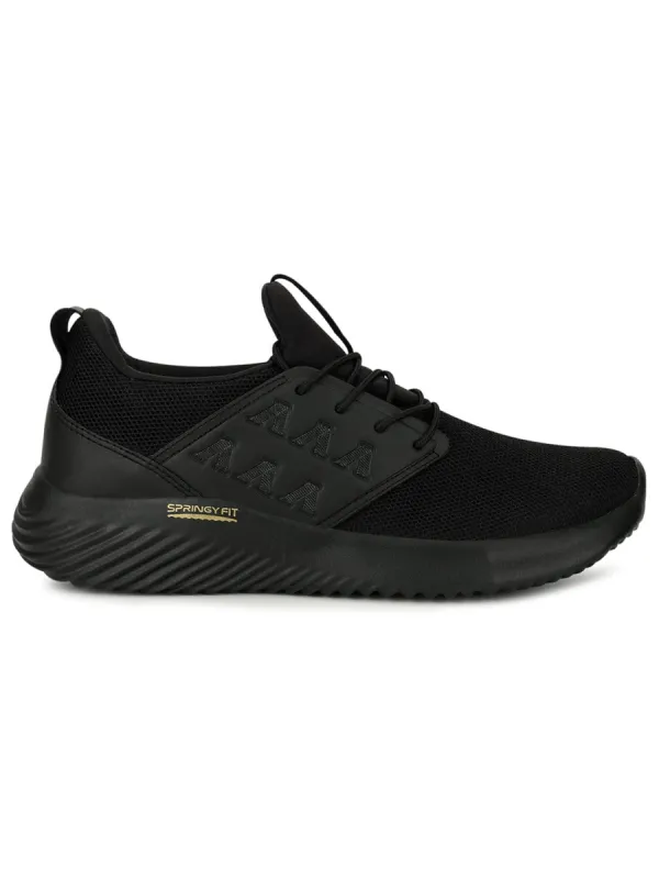 BROKLYN Black Men's Running Shoes sold by Campus Shoes