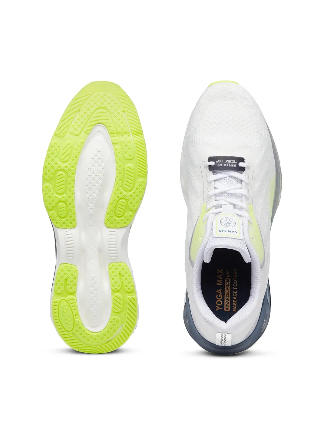 CRASH PRO White Men's Running Shoes sold by Campus Shoes product image thumbnail 4