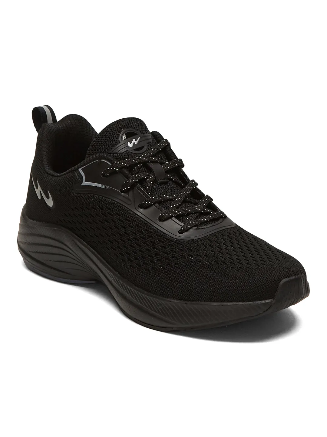 HASLEY ADV Black Men's Running Shoes sold by Campus Shoes product image thumbnail 2