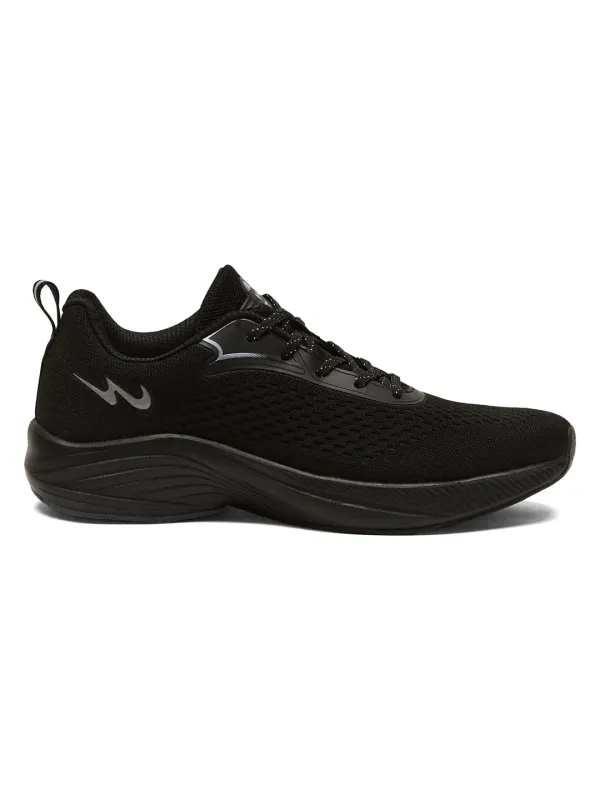 HASLEY ADV Black Men's Running Shoes sold by Campus Shoes