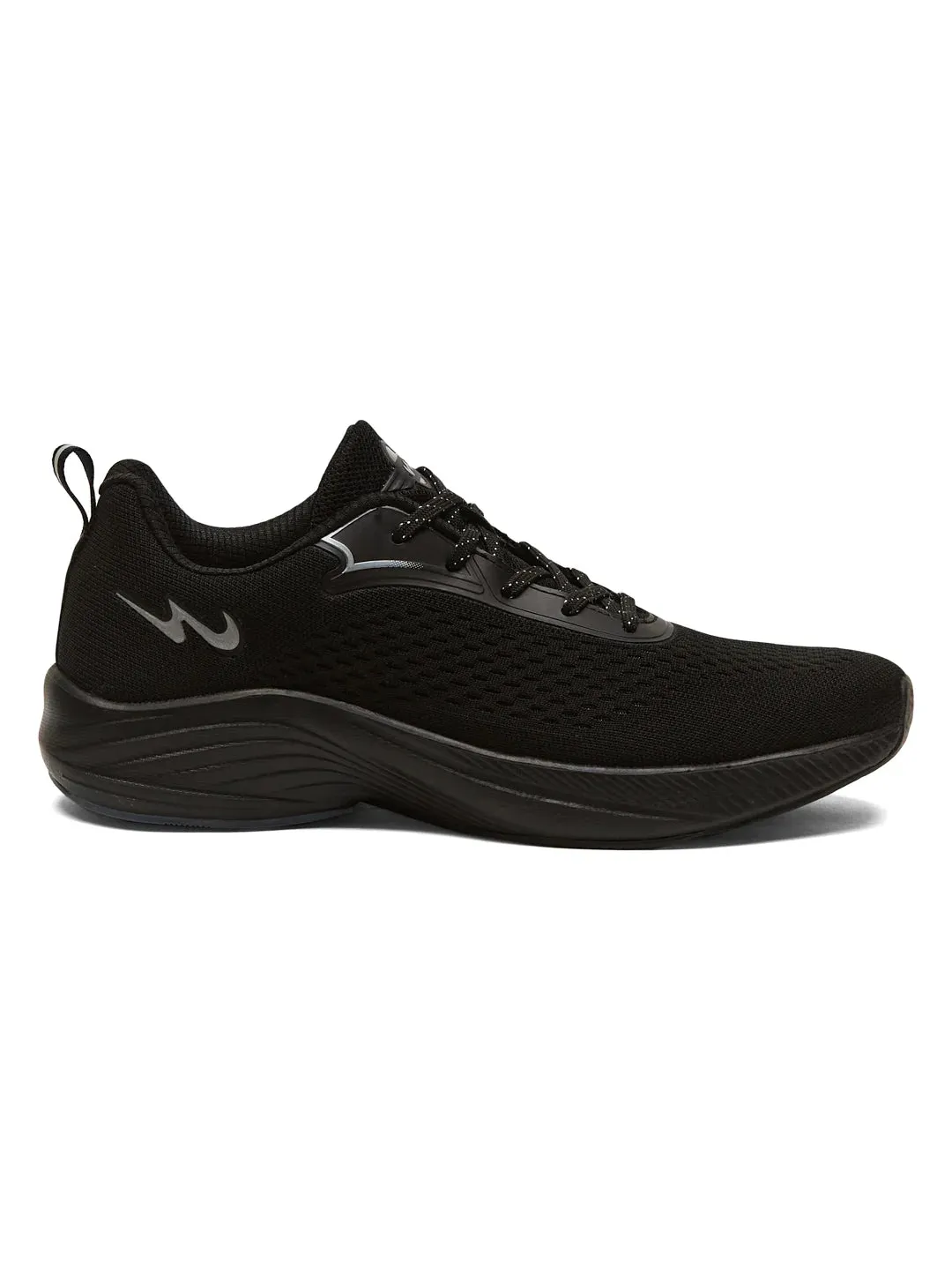 HASLEY ADV Black Men's Running Shoes sold by Campus Shoes