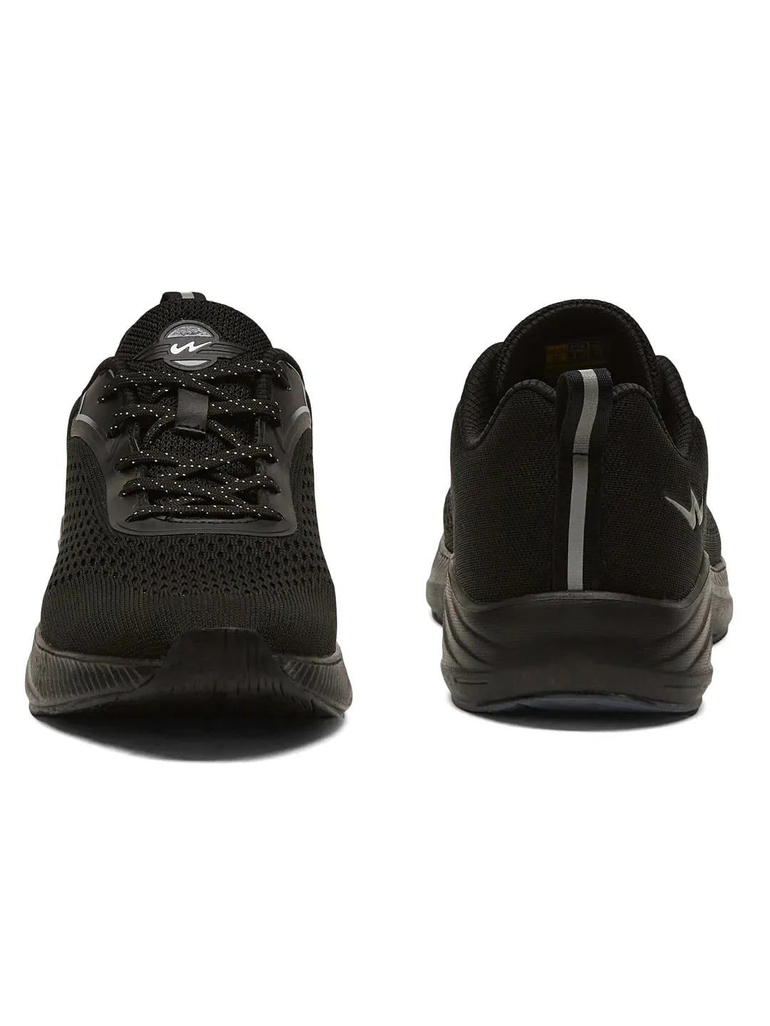 HASLEY ADV Black Men's Running Shoes sold by Campus Shoes product image thumbnail 3