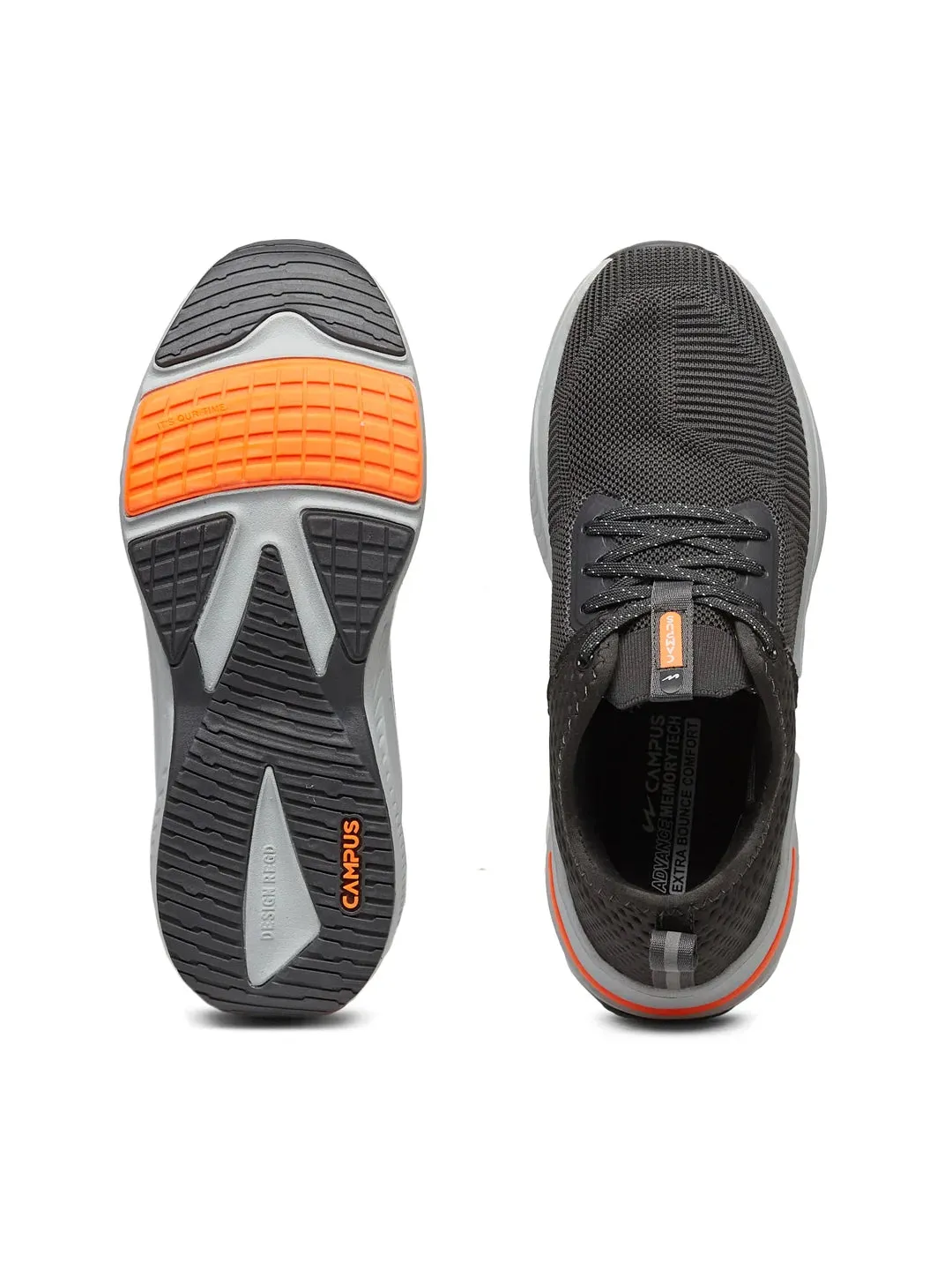 BANNER Grey Men's Running Shoes sold by Campus Shoes product image thumbnail 4