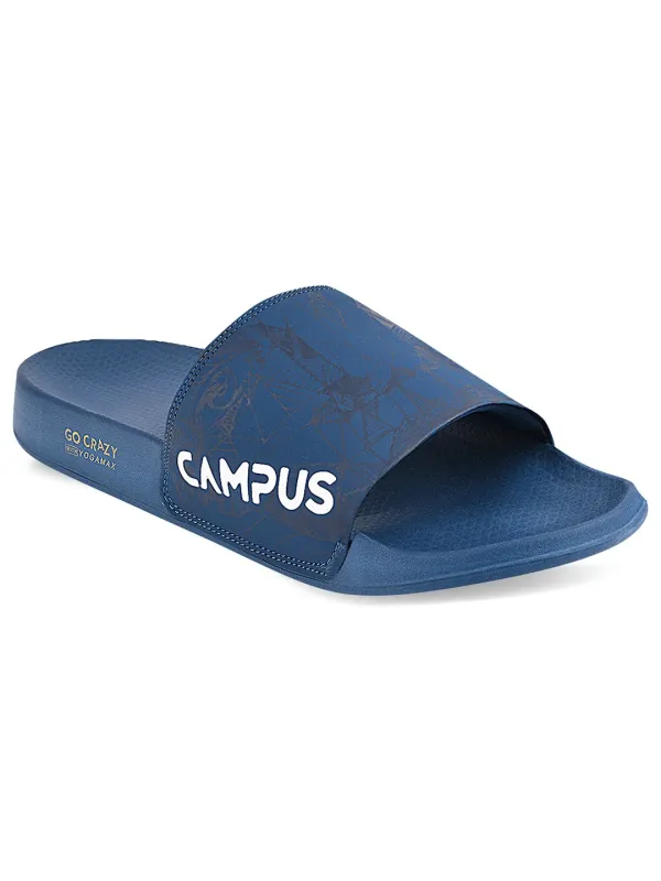 SL-423A Blue Men's Slides sold by Campus Shoes