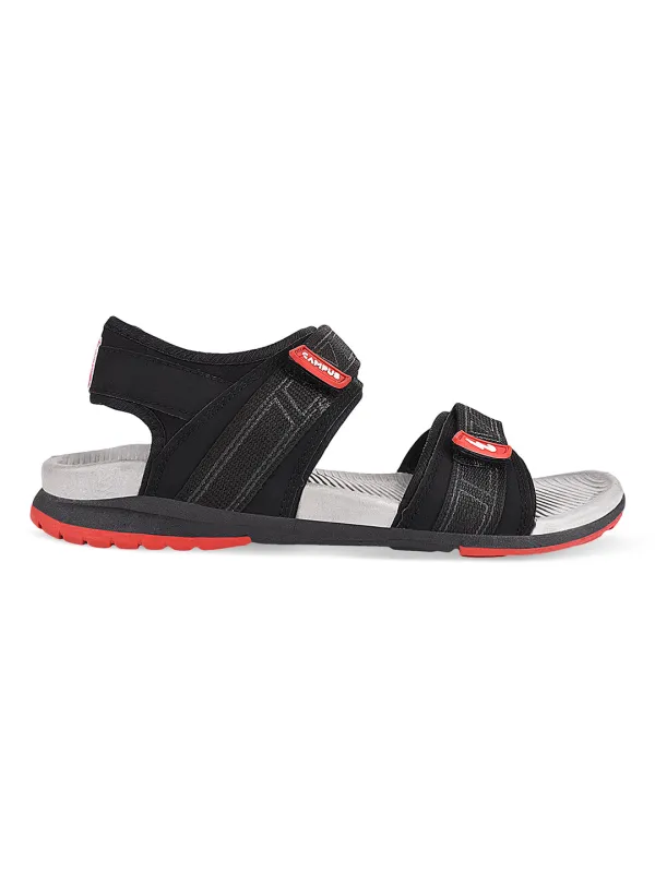 GC-17A Black Men's Sandals made by Campus Shoes