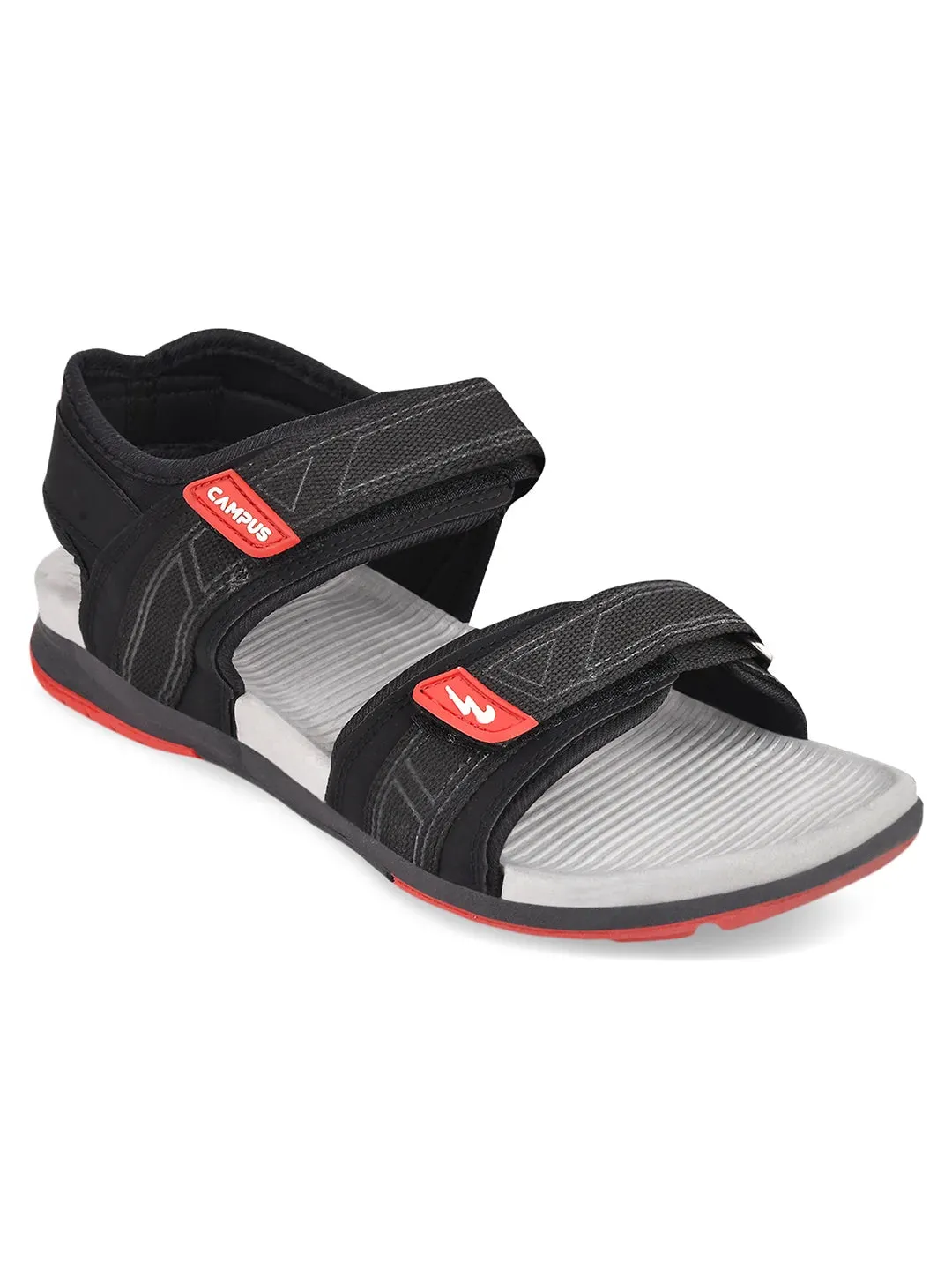 GC-17A Black Men's Sandals sold by Campus Shoes product image thumbnail 2