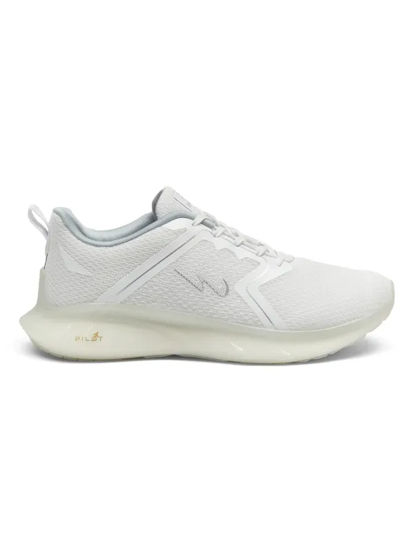 GAVIN White Men's Running Shoes sold by Campus Shoes