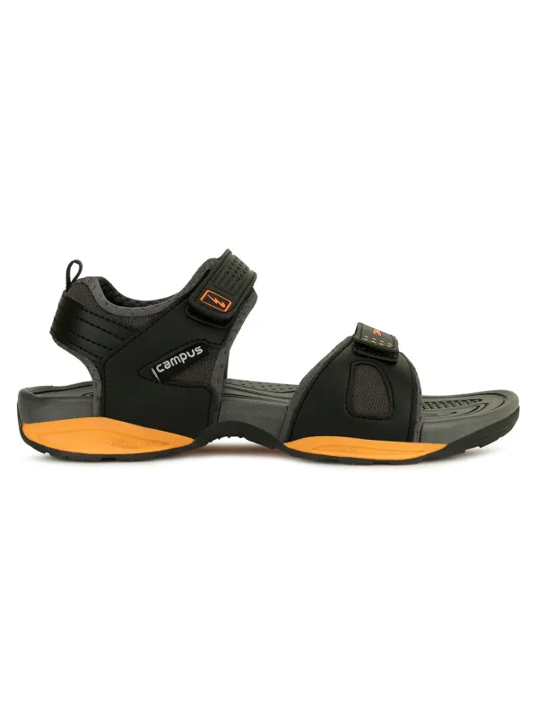 3K-905A Black Men's Sandals sold by Campus Shoes