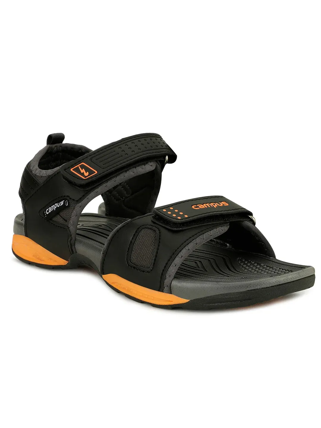 3K-905A Black Men's Sandals sold by Campus Shoes product image thumbnail 2