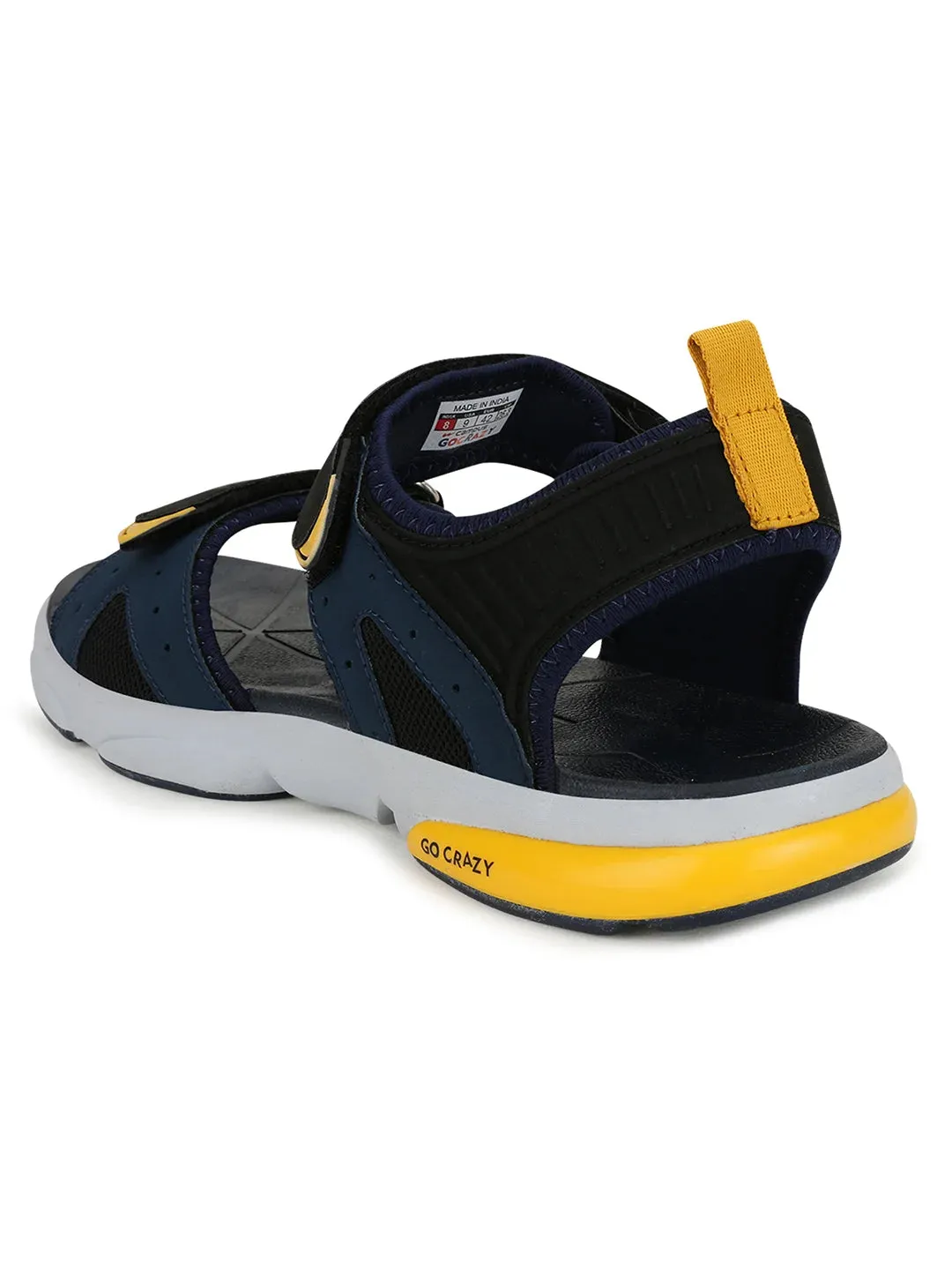 GC-11A Black Men's Sandals sold by Campus Shoes product image thumbnail 4