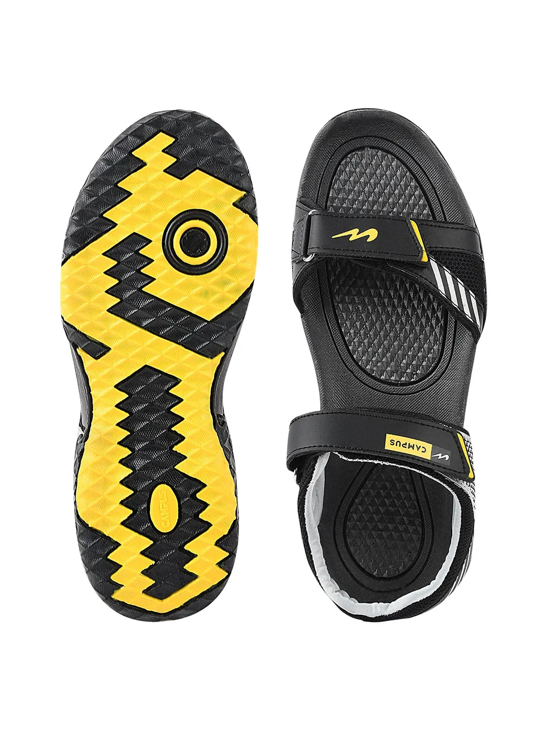 GC-22490A Black Men's Sandals sold by Campus Shoes product image thumbnail 3