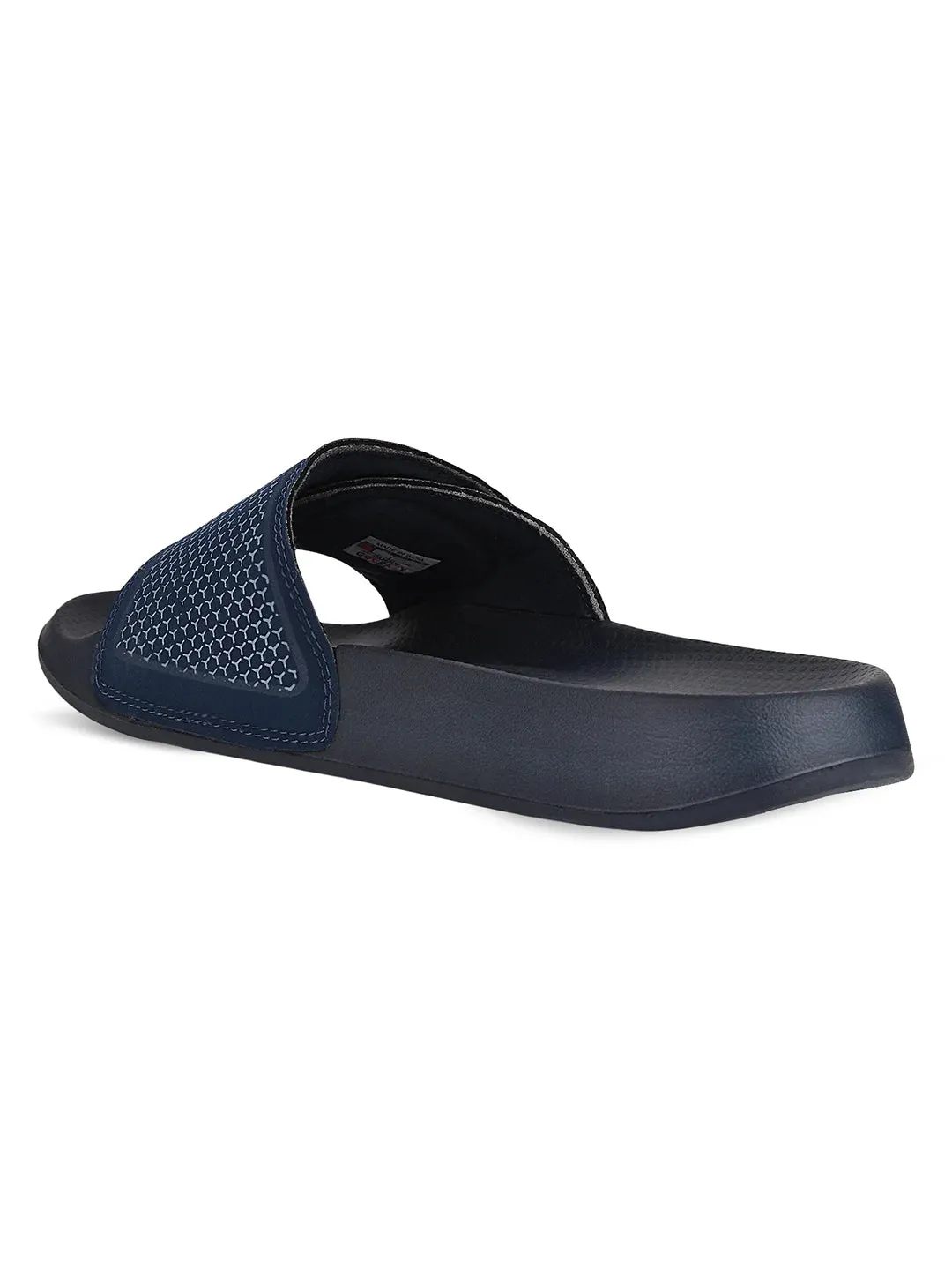 SL-407 Navy Men's Slides sold by Campus Shoes product image thumbnail 3