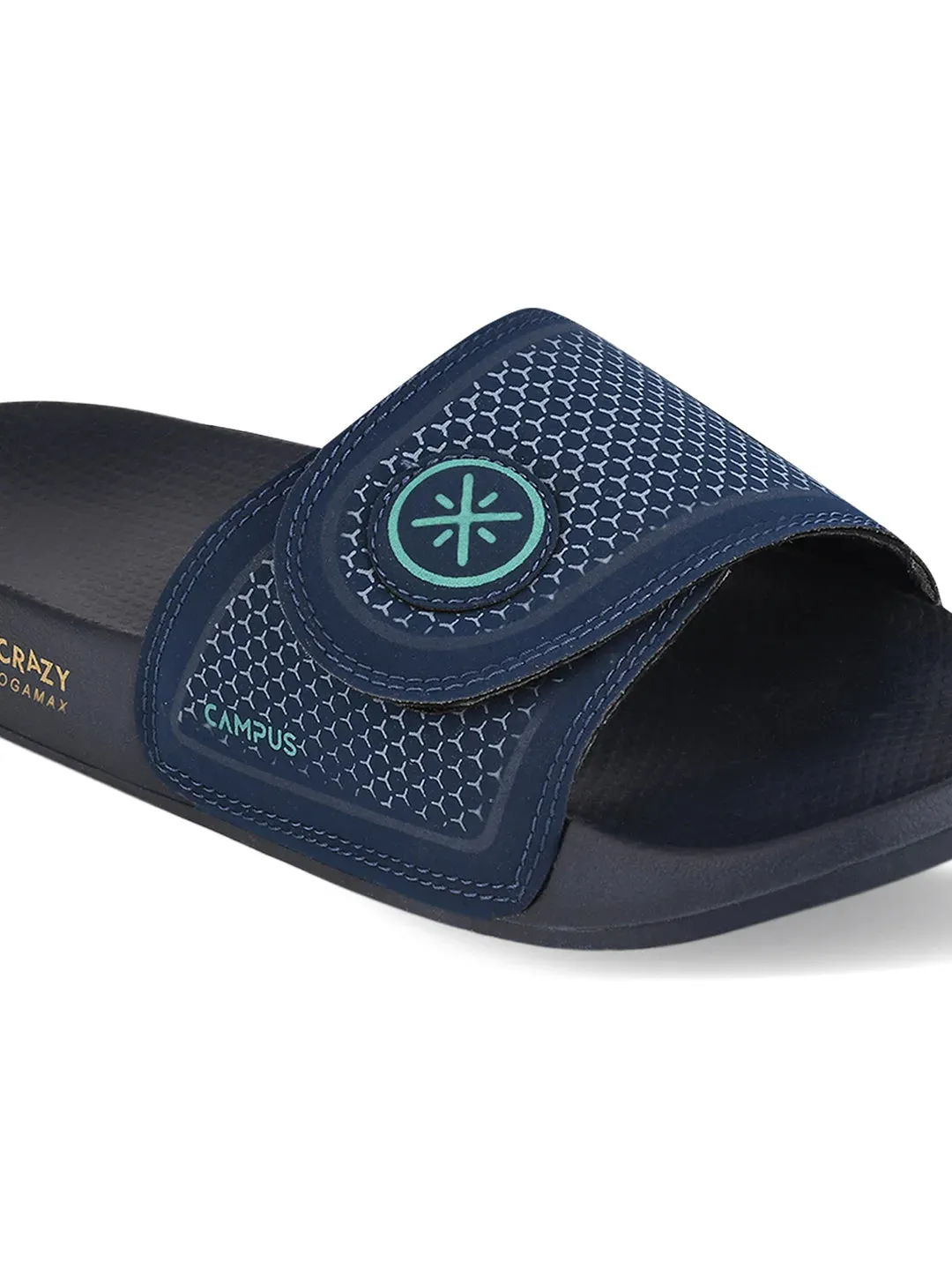 SL-407 Navy Men's Slides sold by Campus Shoes product image thumbnail 5