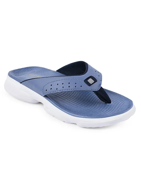 SL-409LA  Blue Women's Flip Flops made by Campus Shoes