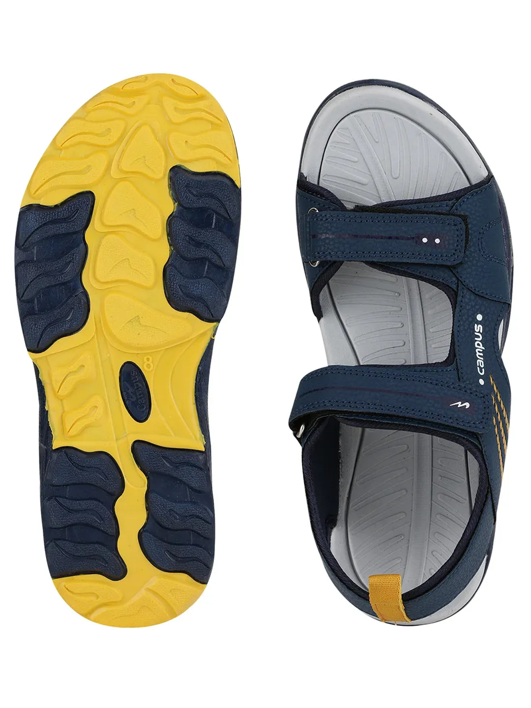 3K-SD-055B Navy Men's Sandals sold by Campus Shoes product image thumbnail 4