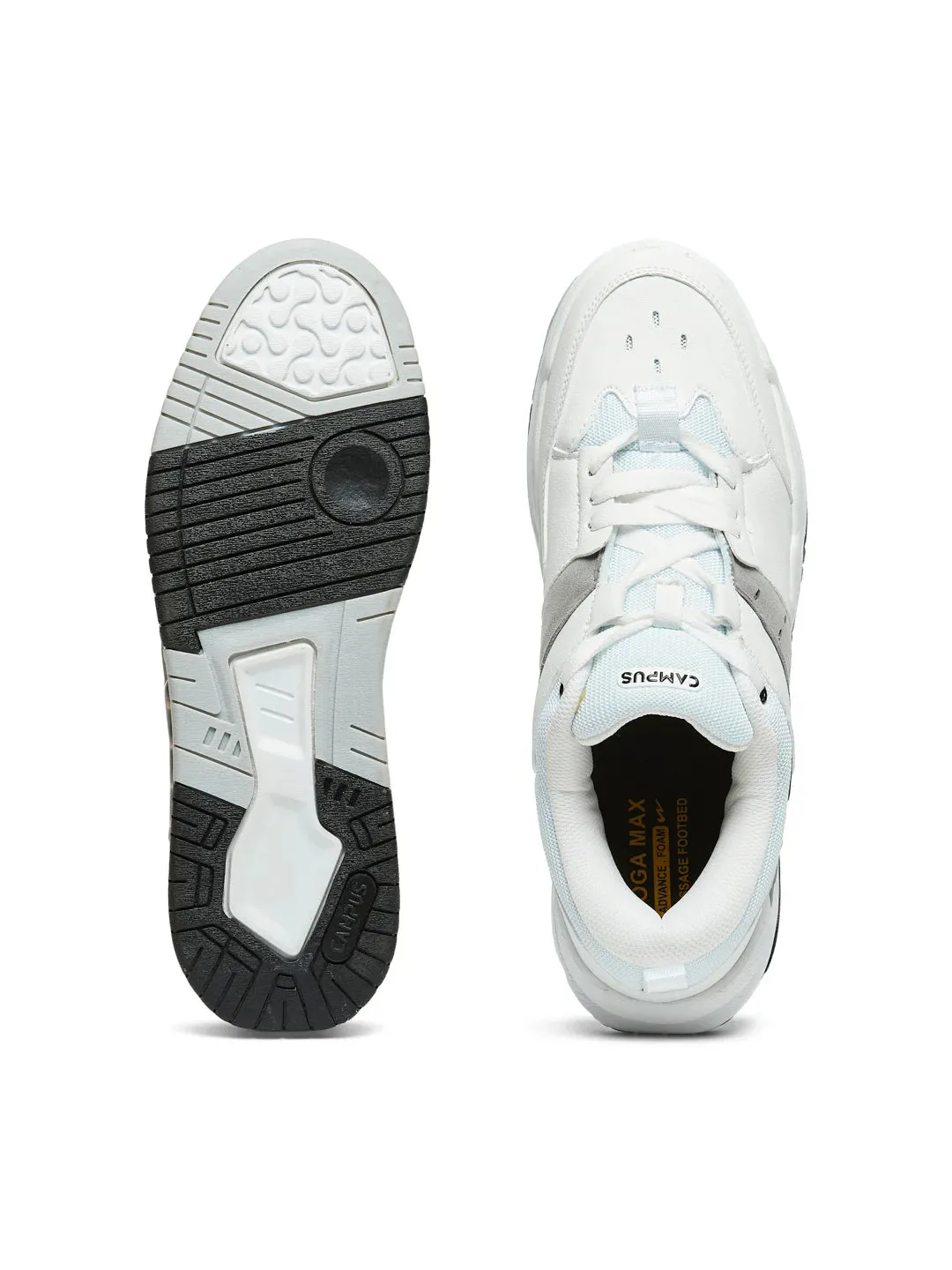 OG-40 PRO White Men's Sneakers sold by Campus Shoes product image thumbnail 4