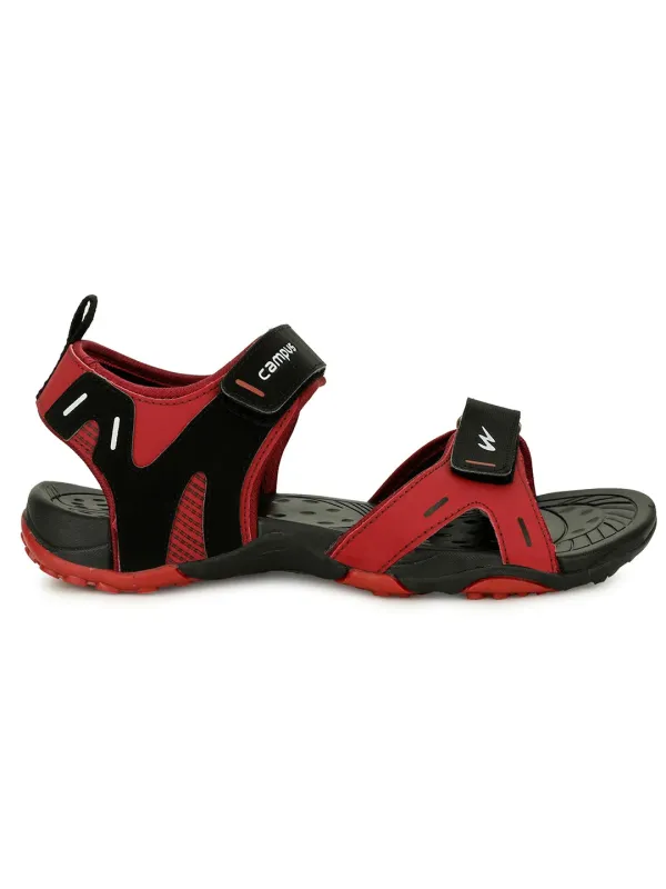 3K-SD-053A Red Men's Sandals sold by Campus Shoes