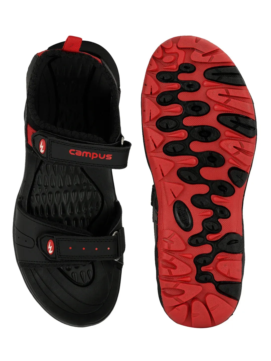 3K-903A Black Men's Sandals sold by Campus Shoes product image thumbnail 4
