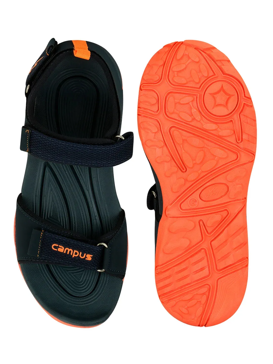 3K-570B Navy Men's Sandals sold by Campus Shoes product image thumbnail 3