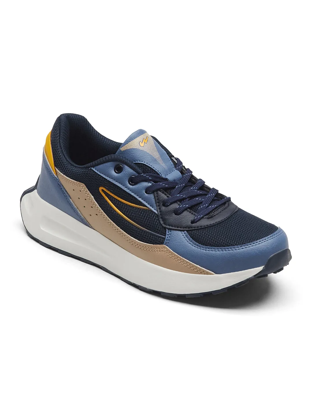 CABLE Navy Men's Sneakers sold by Campus Shoes product image thumbnail 2