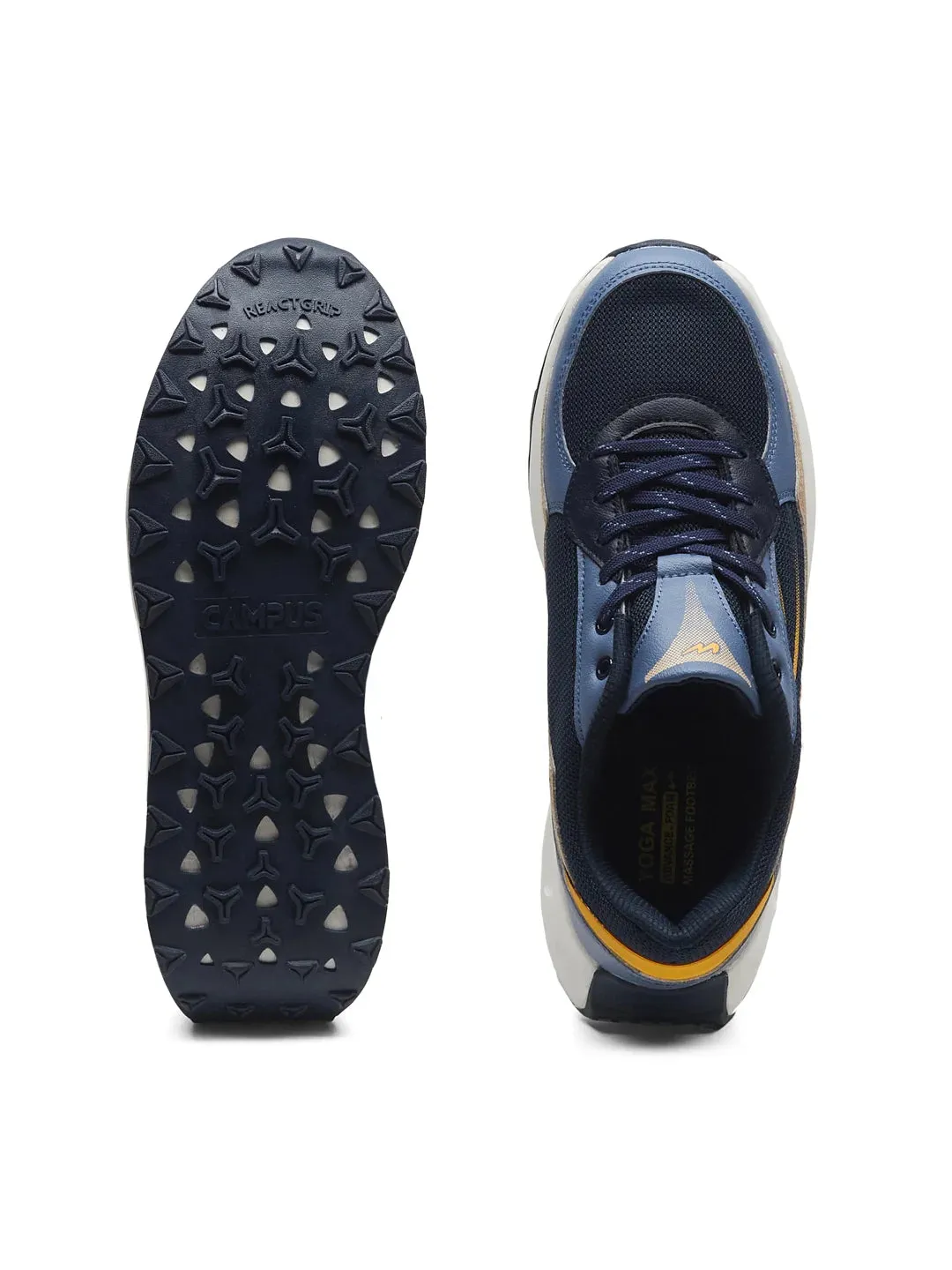 CABLE Navy Men's Sneakers sold by Campus Shoes product image thumbnail 4