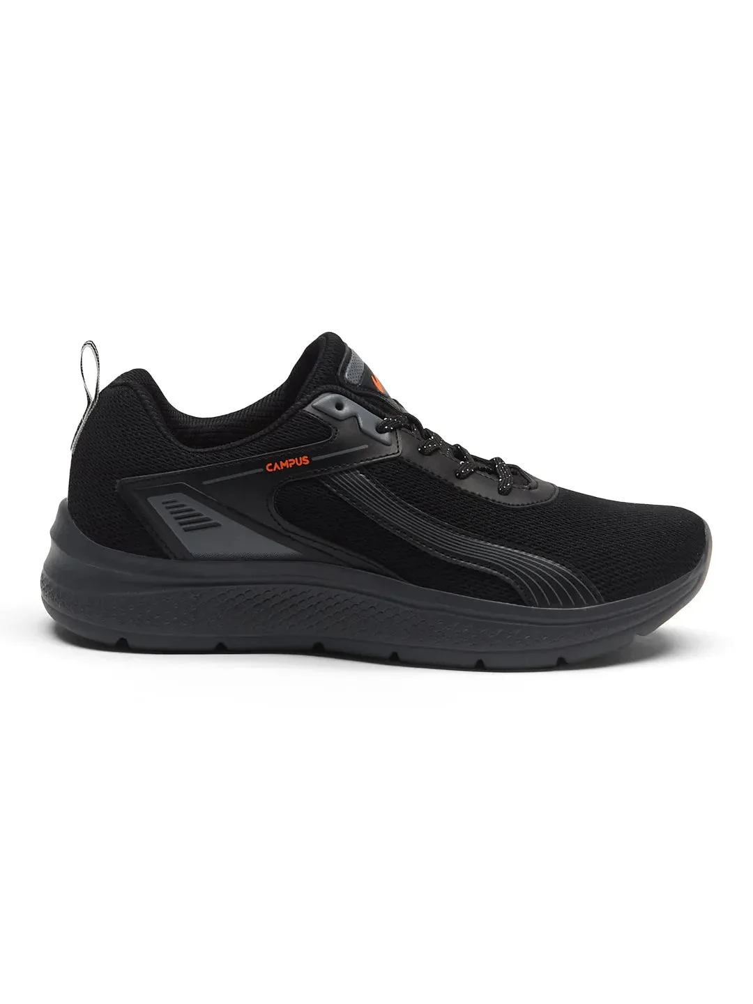 PORT Black Men's Running Shoes sold by Campus Shoes