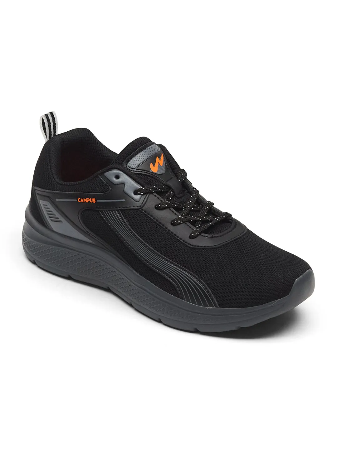 PORT Black Men's Running Shoes sold by Campus Shoes product image thumbnail 2