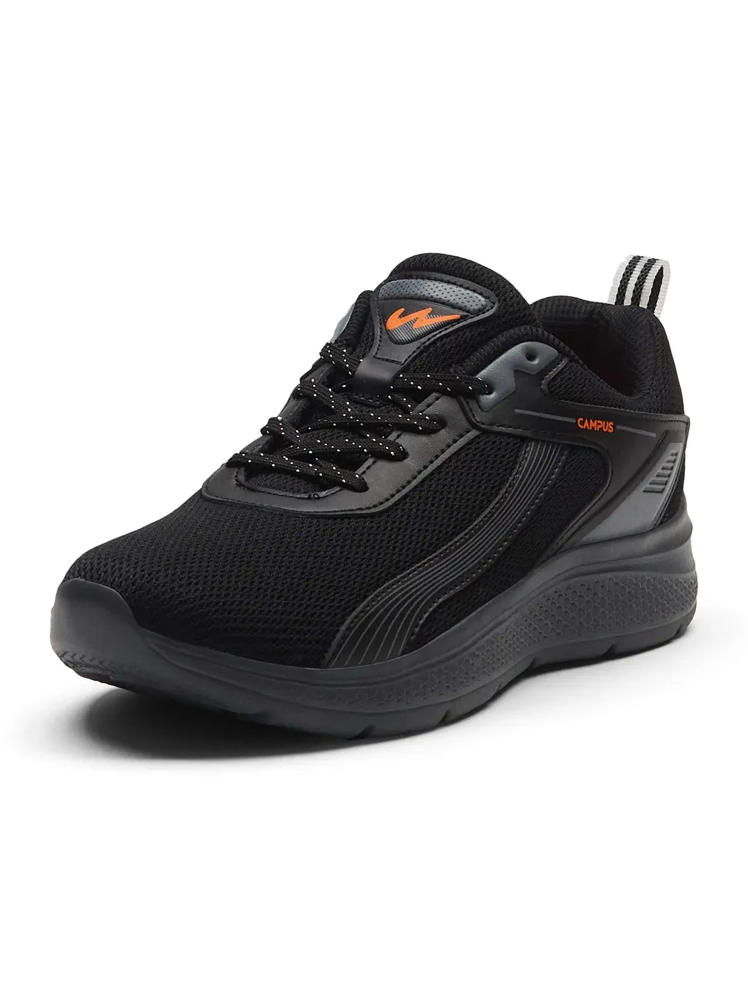 PORT Black Men's Running Shoes sold by Campus Shoes product image thumbnail 5