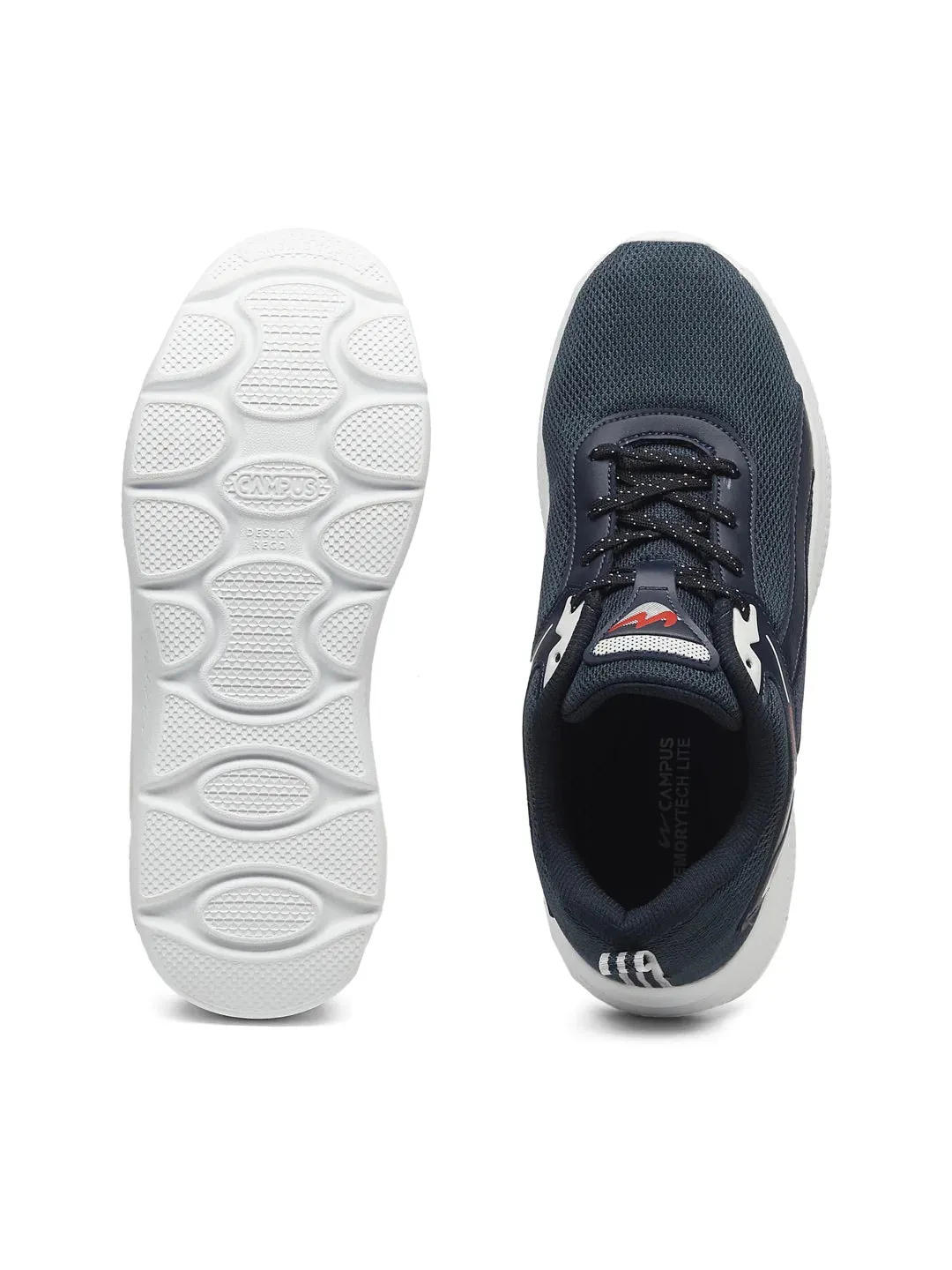 PORT Navy Men's Running Shoes sold by Campus Shoes product image thumbnail 4