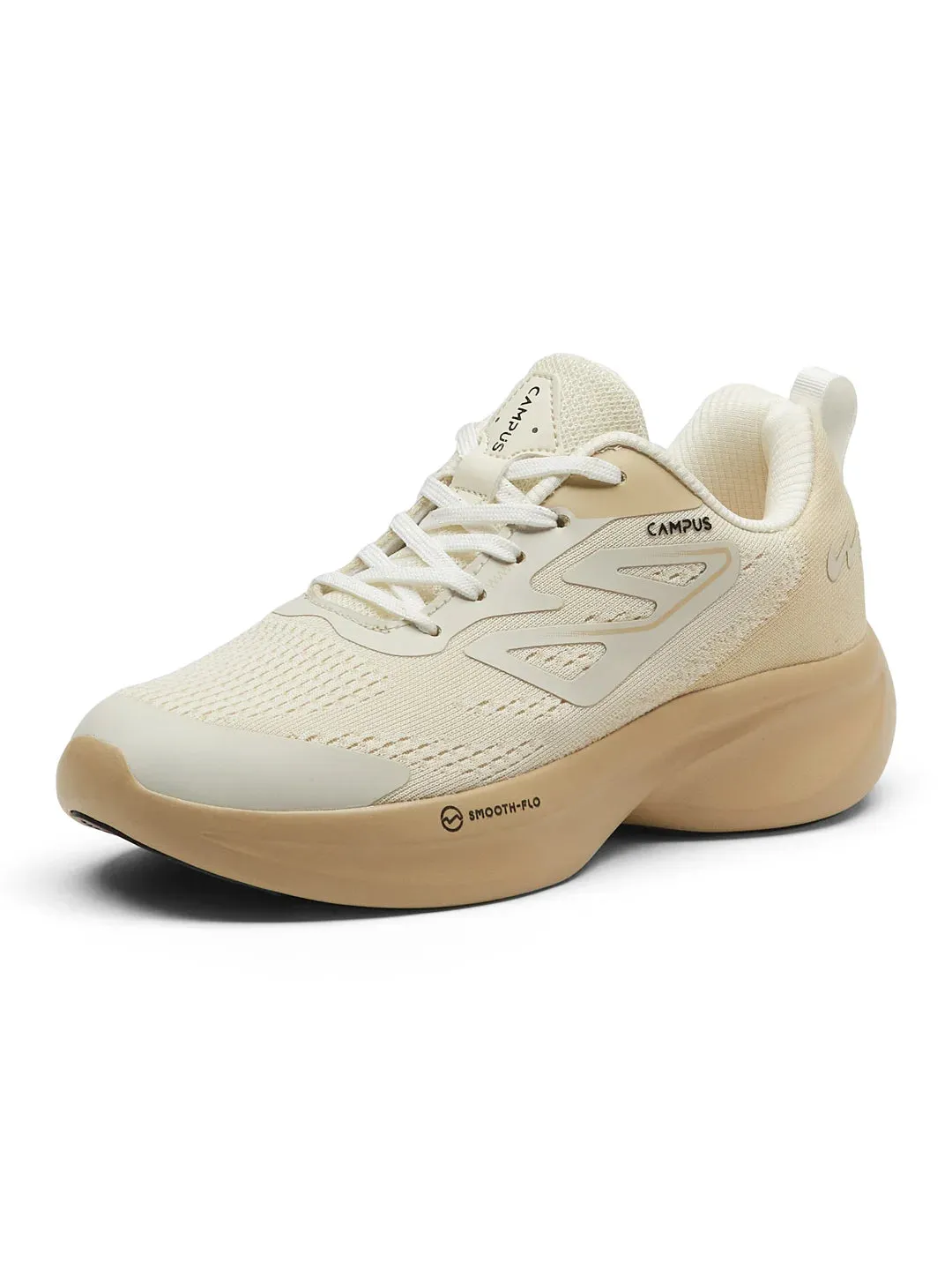 GLIMPSE Off White Women's Running Shoes sold by Campus Shoes product image thumbnail 5