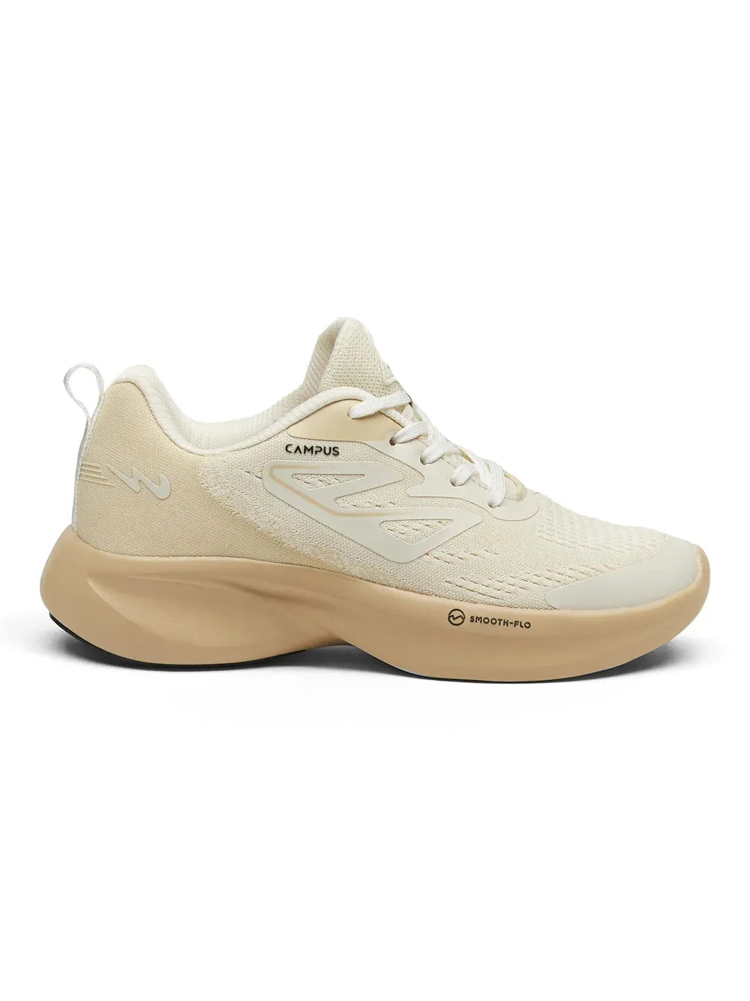 GLIMPSE Off White Women's Running Shoes sold by Campus Shoes
