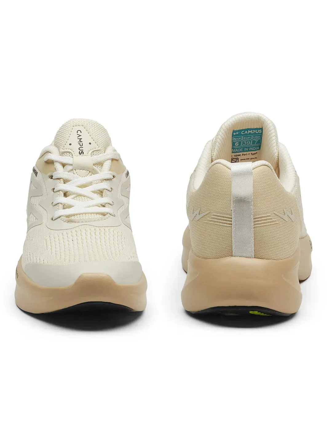 GLIMPSE Off White Women's Running Shoes sold by Campus Shoes product image thumbnail 3