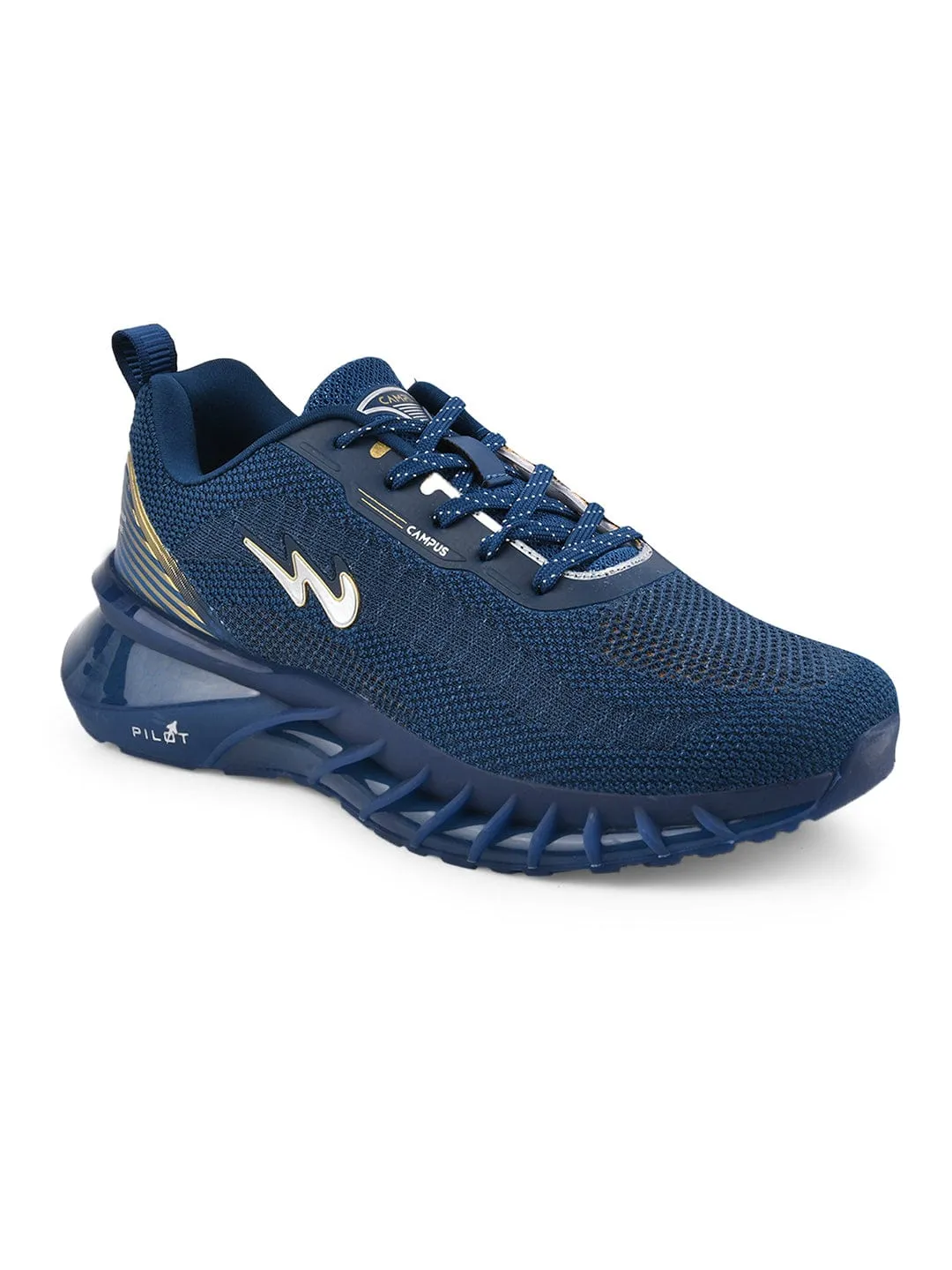 HOOD Blue Men's Running Shoes sold by Campus Shoes product image thumbnail 2